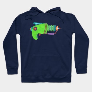 Green Alien Pistol Hoodie